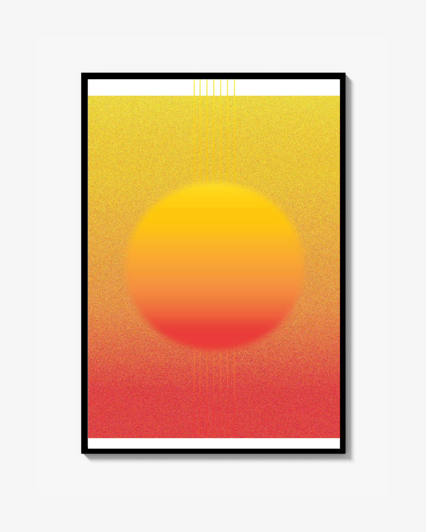 Orange Blur Poster
