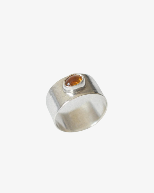 Citrinring Sterlingsilver