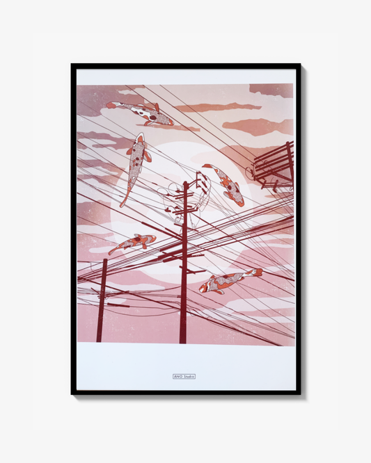 Koi Fish Art Print