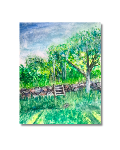 Fresh green summer view Original