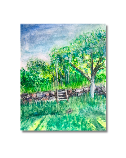Fresh green summer view Original