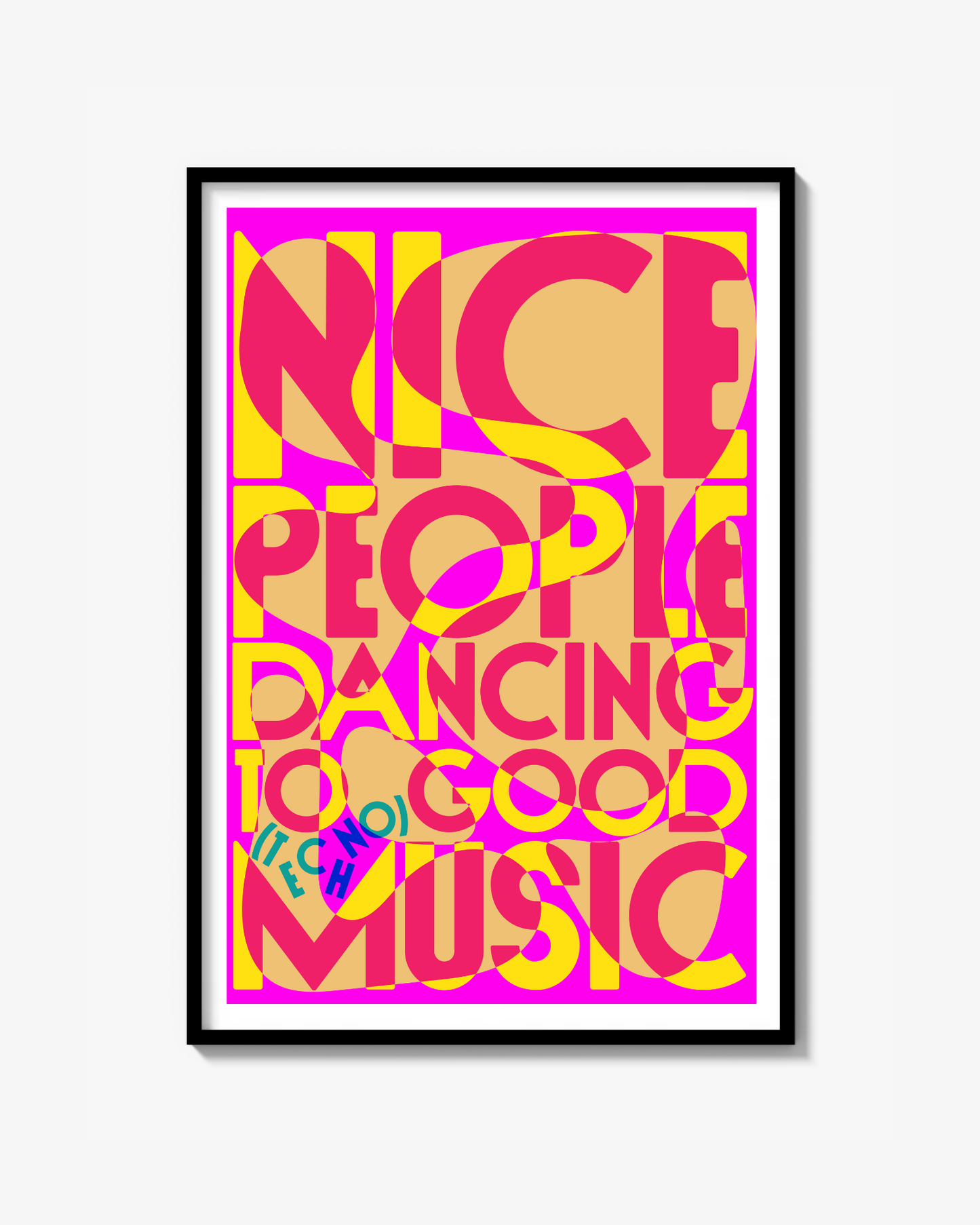 Nice People Dancing (Multicolour) Poster
