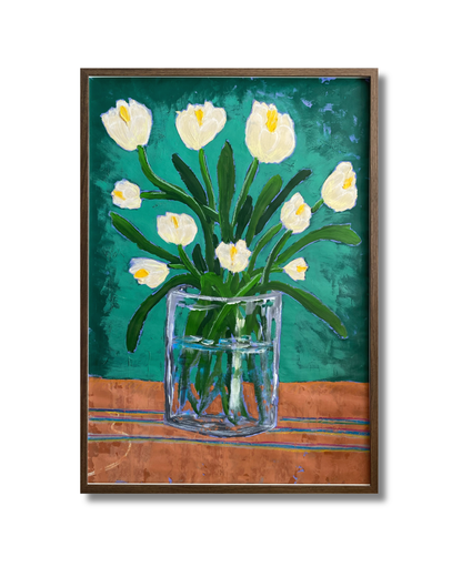 White tulips - Original