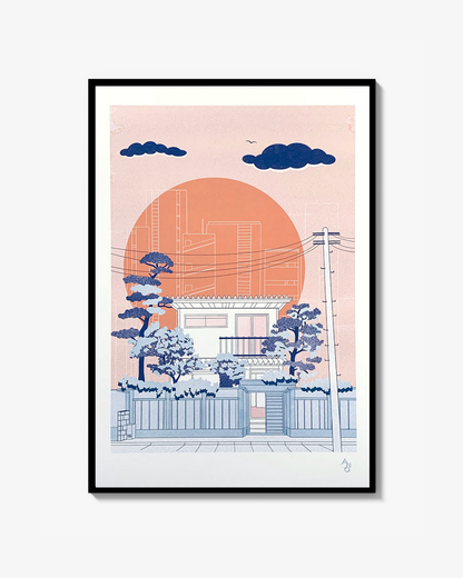 Machiya Art Print