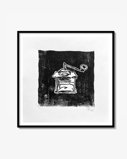 KAFFEKVARN - Linoleum Print