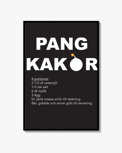 Pangkakor Svart Print
