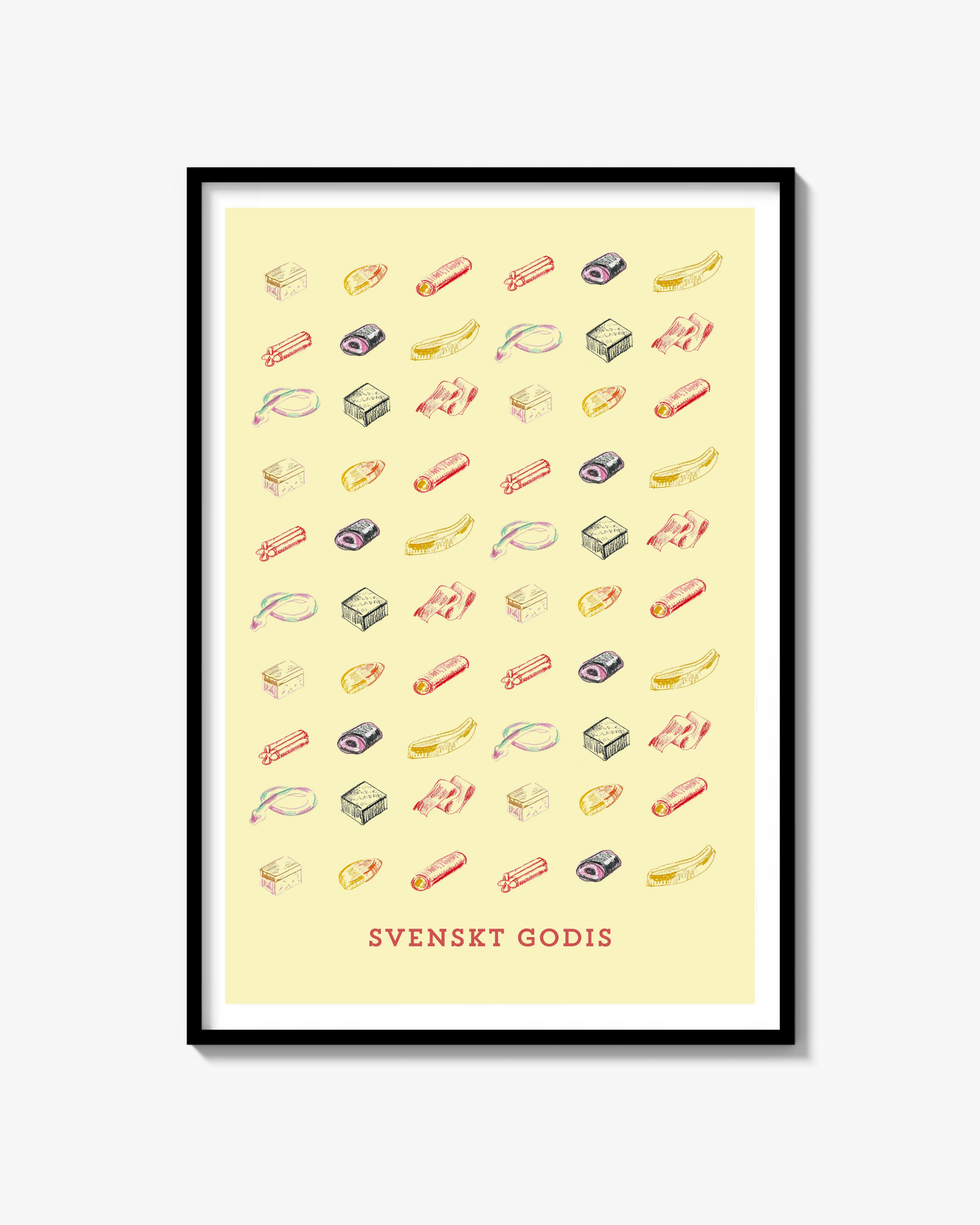 Svenskt Godis - Poster