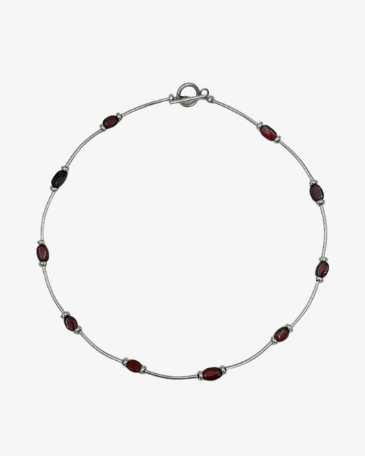 Granatröd Halsband