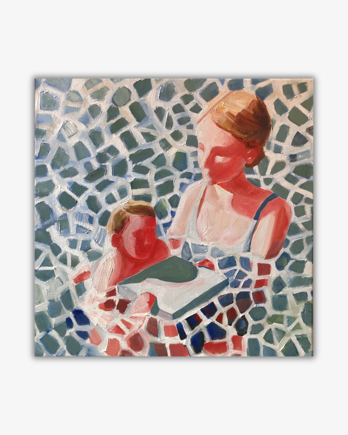 The Swimmer VIII - Original Målning
