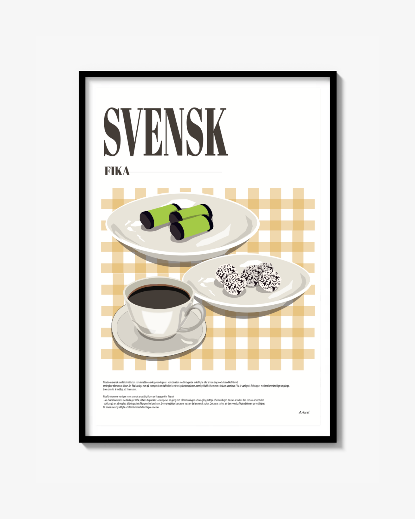 Svensk fika Poster