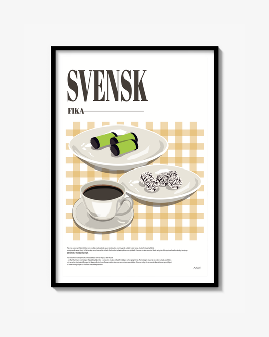 Svensk fika Poster
