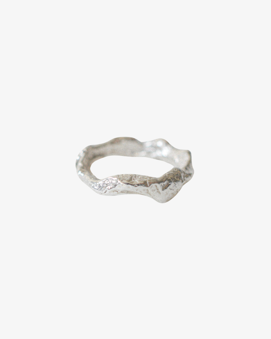 Coal Ring 1 Sterlingsilver (pinky)