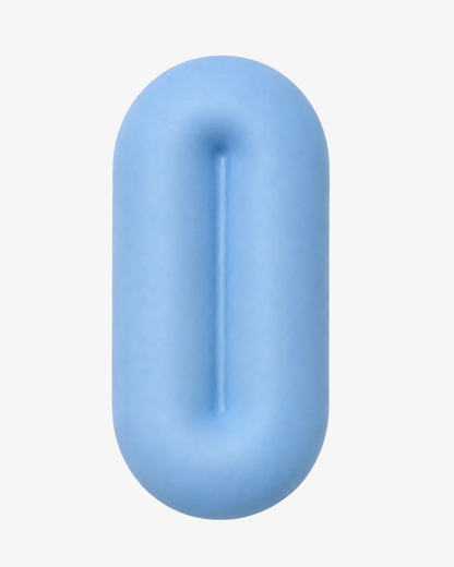 Rosett Blå Pop Väggkonst