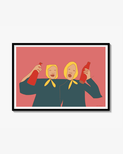 In the club we're all fam Poster