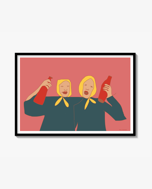 In the club we're all fam Poster