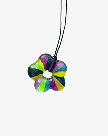 Glasblomshalsband