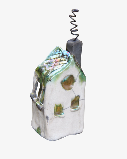 Raku hus Skulptur