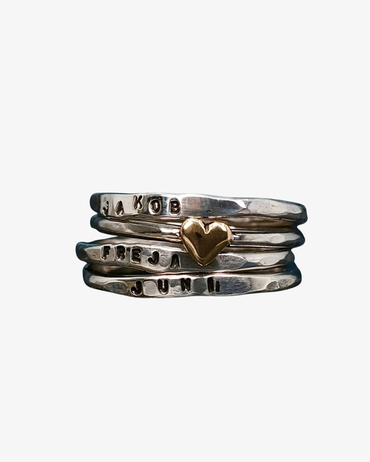 NAMNRING - 2MM silverring