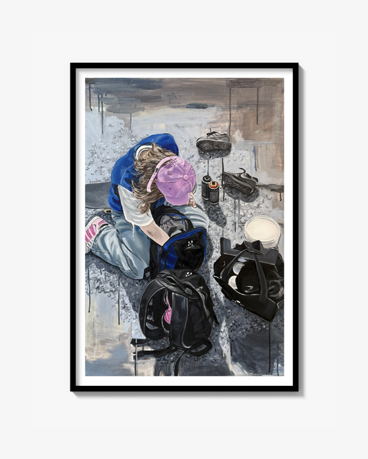 ”Rygga skejt kannor” -Poster, signerad och numrerad