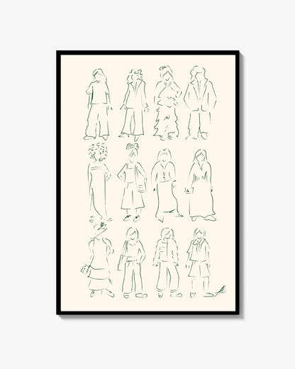 12 outfits Poster