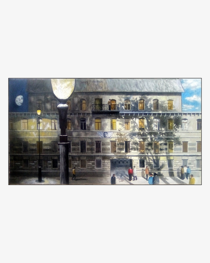 Facade by Night and Day, original målning