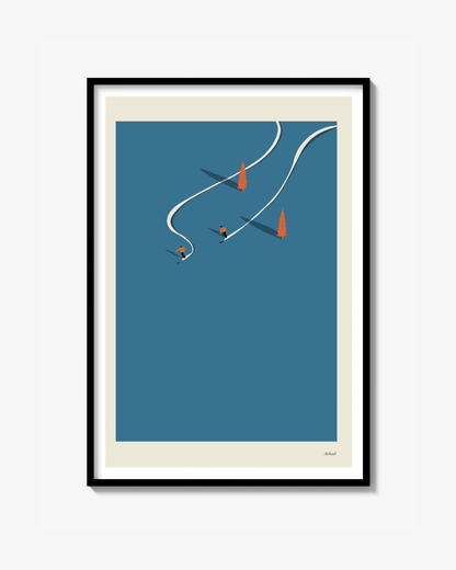 Chill ski Poster