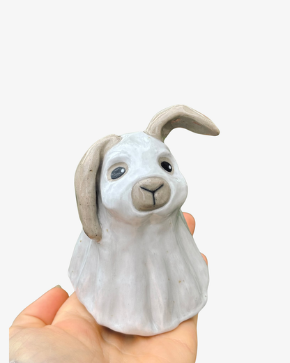 Spooky bunny - keramisk spökkanin
