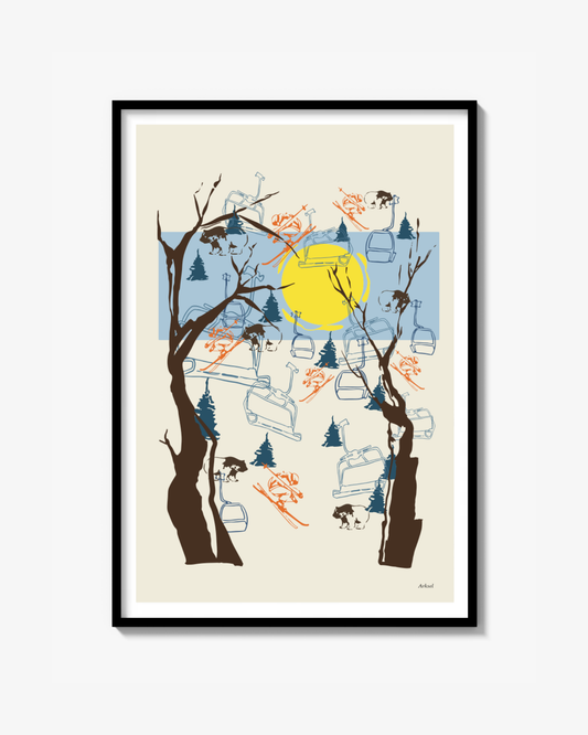 Ski mess Poster