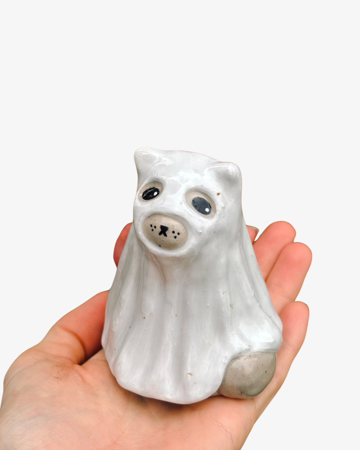Spooky kitty - keramisk spökkatt