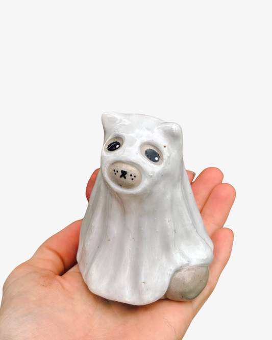Spooky kitty - keramisk spökkatt