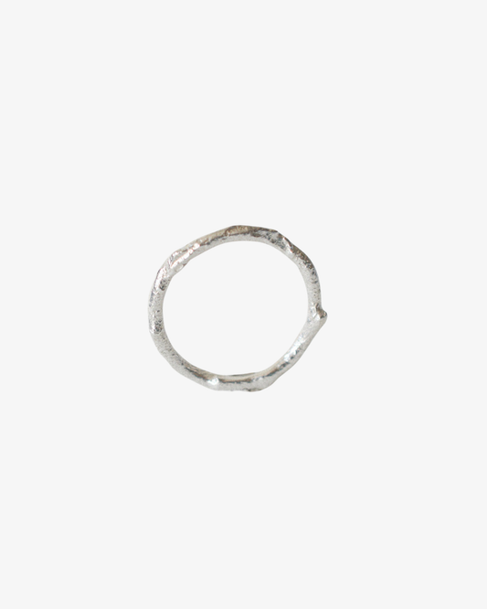 Coal Ring 3 Sterlingsilver