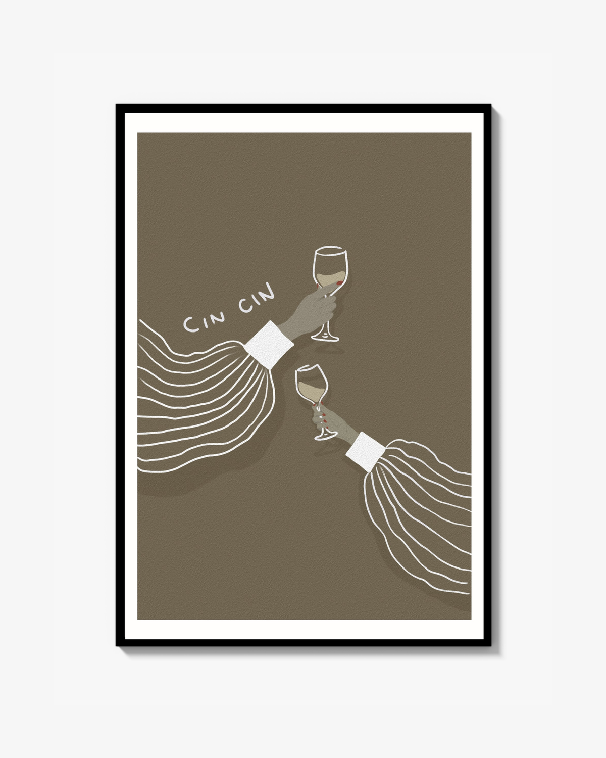 Cin Cin: vitt vin Poster