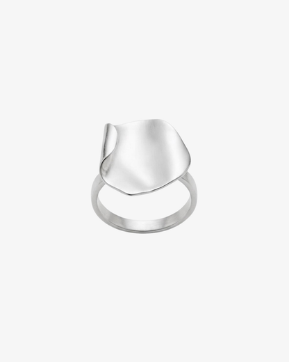 Rosa ring - handgjord silverring