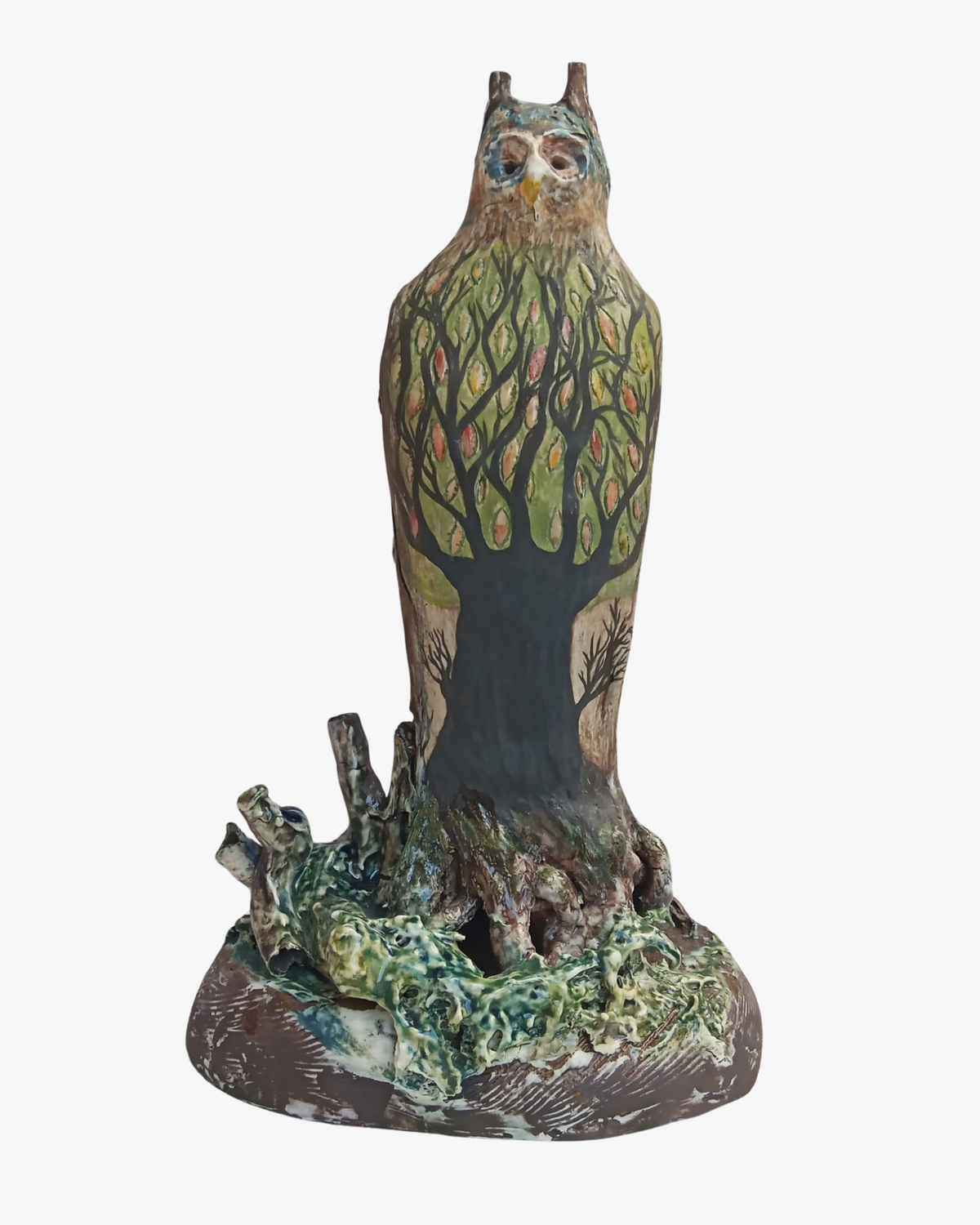 Rooted Owl Skulptur/ figurine