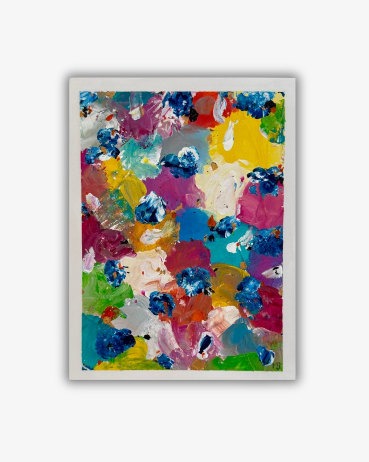 Joyful Garden – Abstrakt Målning Original