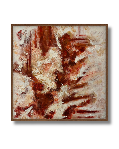 ”Burning Hours” 80x80cm - Original