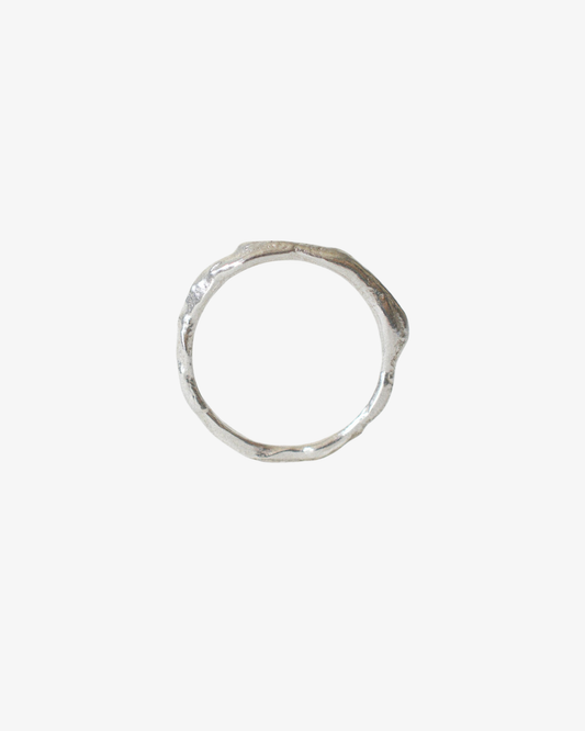 Coal Ring 2 Sterlingsilver
