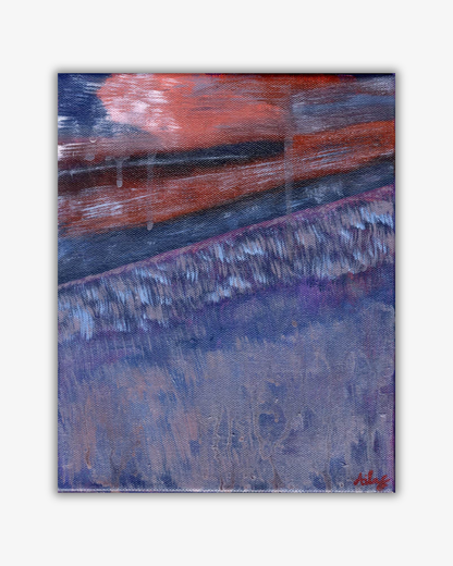 Original akrylmålning: Balscadden Bay