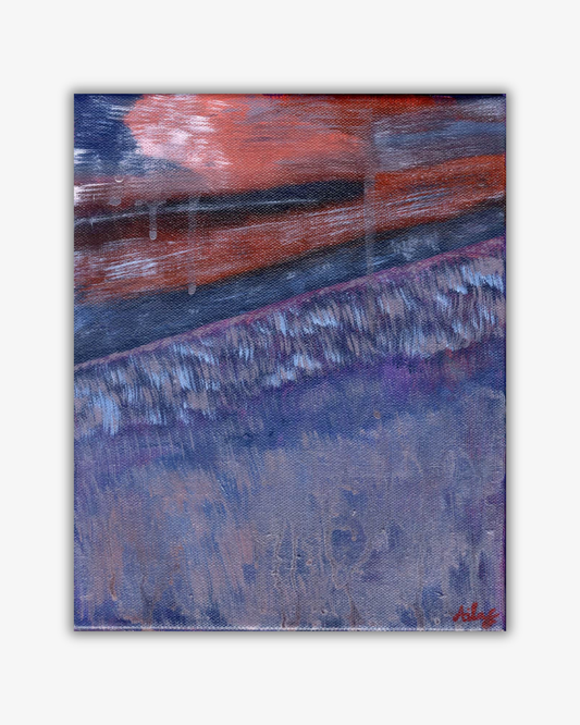 Original akrylmålning: Balscadden Bay
