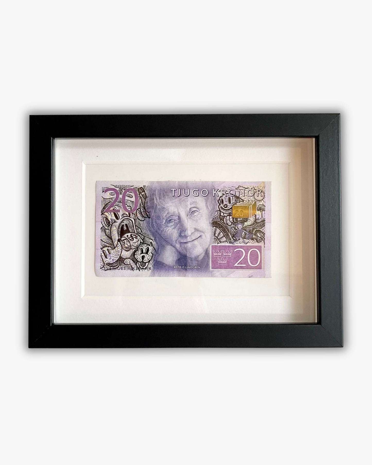 Betongbror ink on money Väggkonst