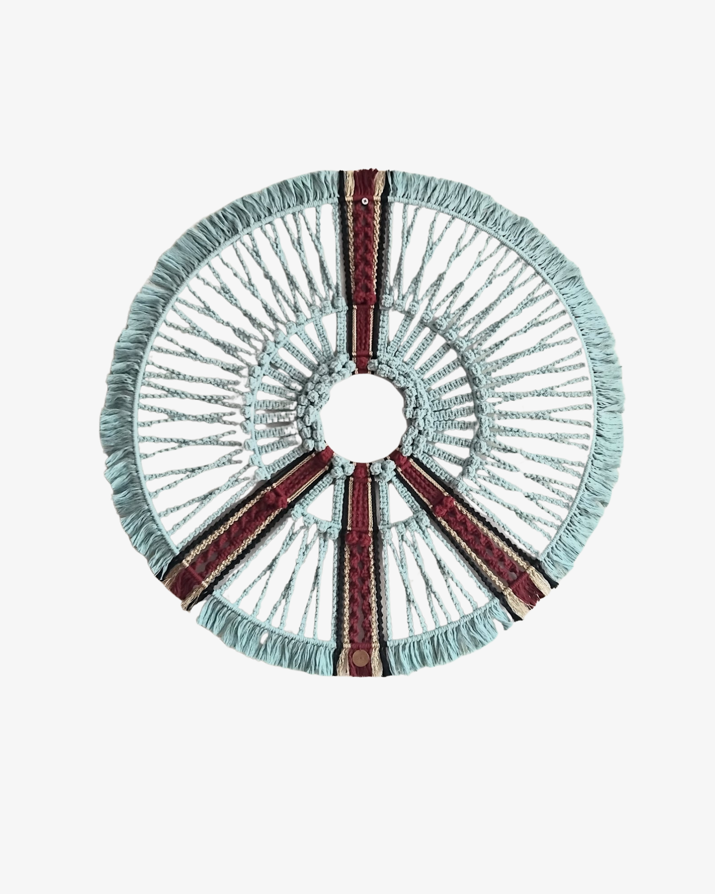 Unity I textil mandala väggkonst