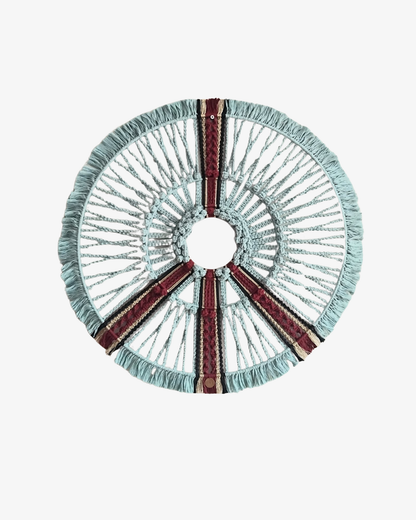 Unity I textil mandala väggkonst