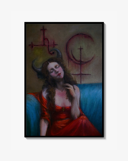 Lilith the Dark Moon - Print