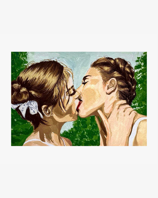 girls kiss Original