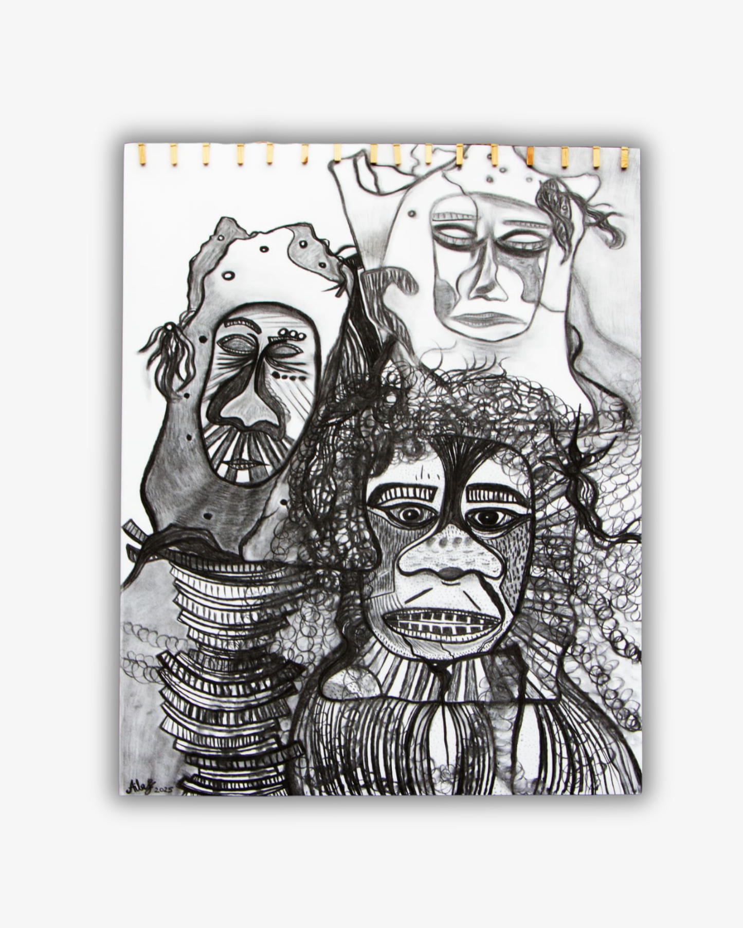 Original kolteckning: Guards/guardians