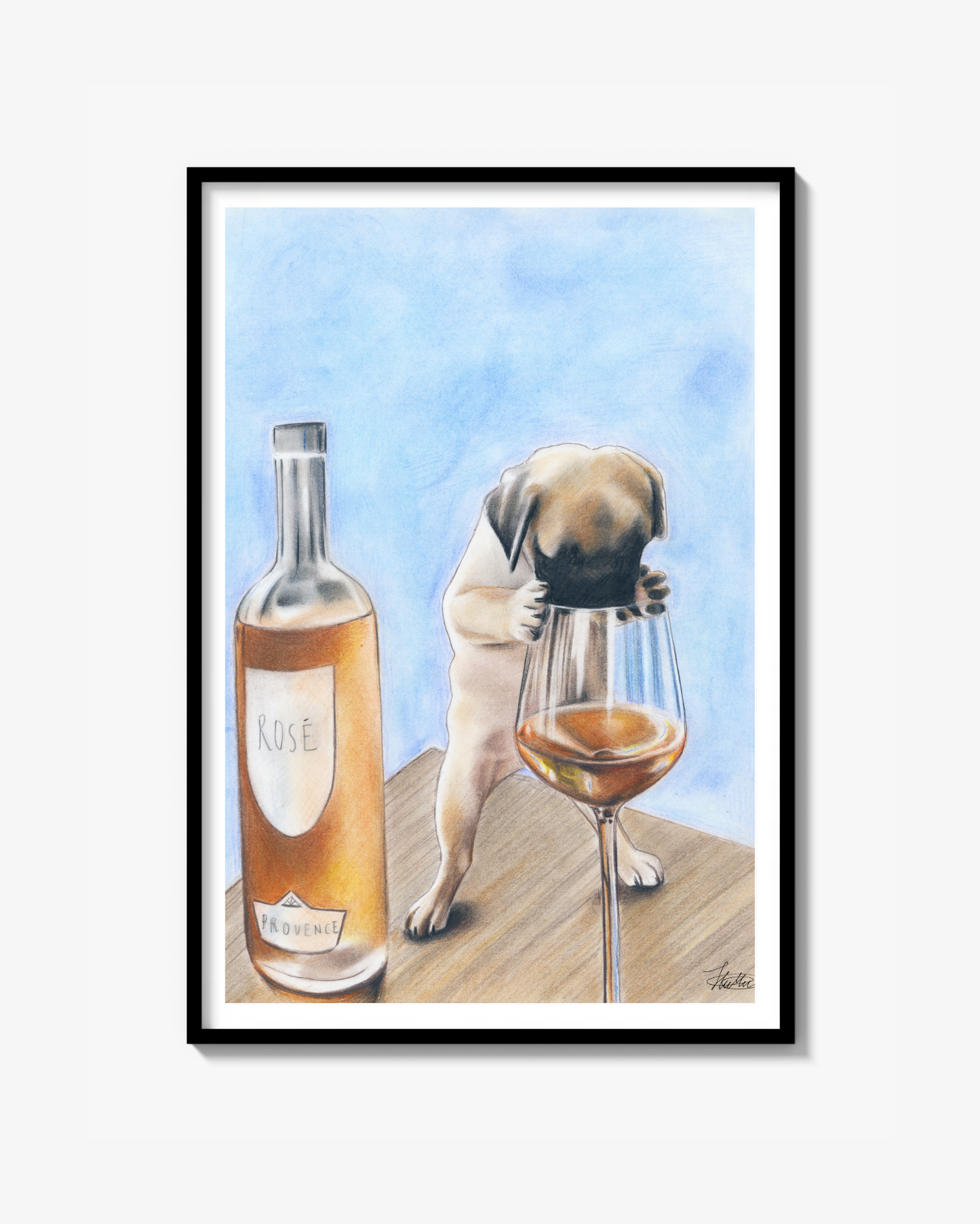 ROSÉ PUPPY - Poster