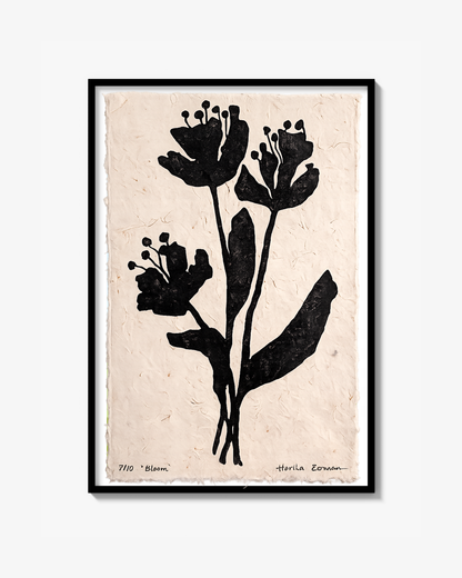 "Bloom" - Linoleumtryck Print