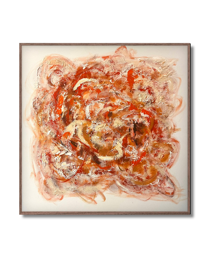"Red Cycles" - 100x100 cm - Original