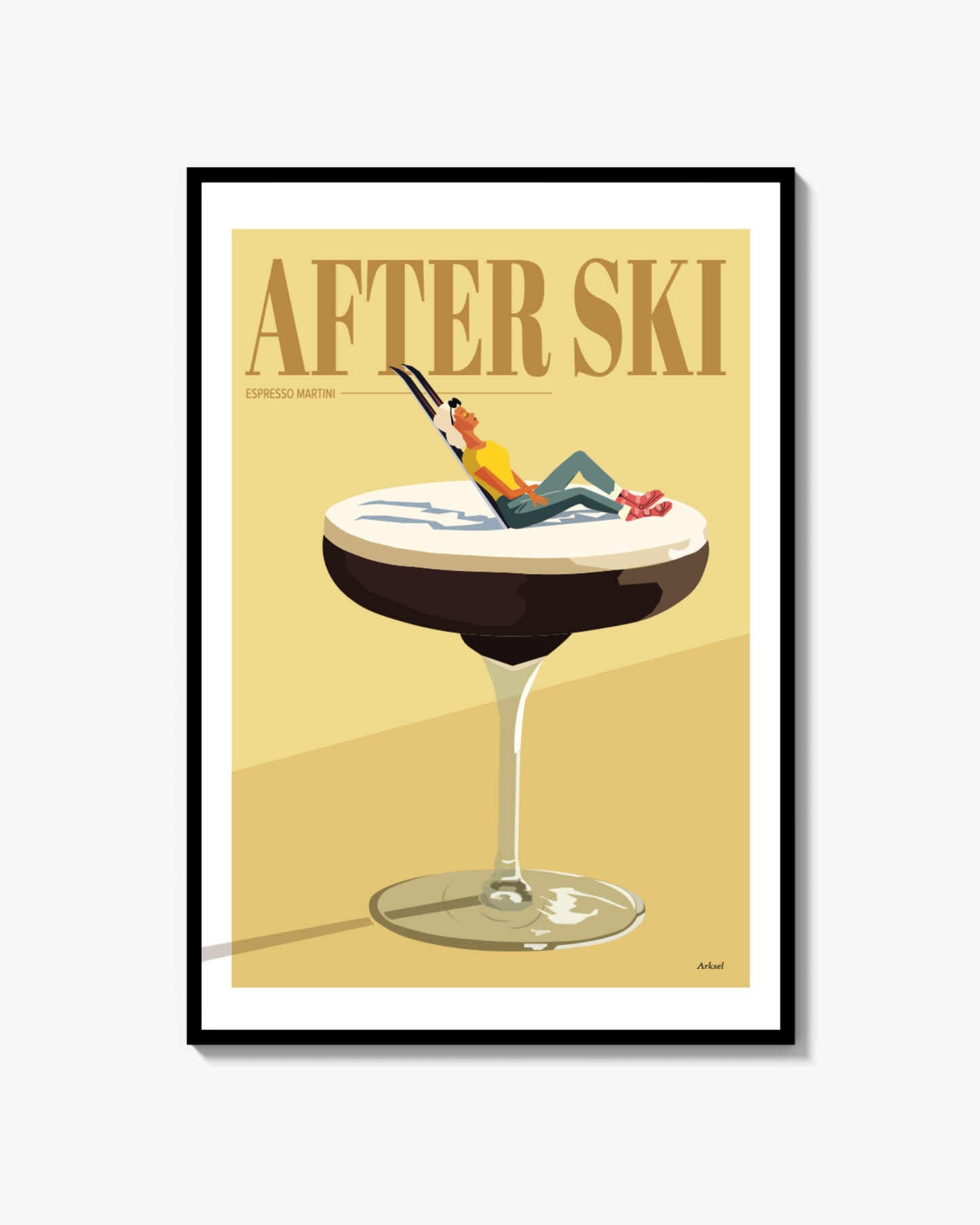 Afterski tjej Poster
