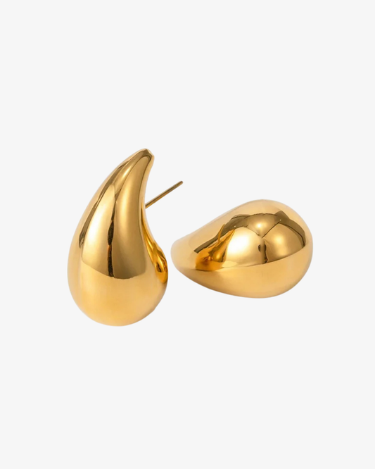 FAUCARIA - Chunky Guld Örhängen